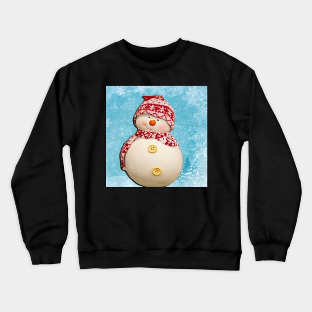 Snowman Gifts Cute Chubby Snowmen Pillows, Mugs & More! Winter Season Home Decor Crewneck Sweatshirt by tamdevo1